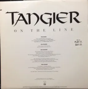 Tangier - On The Line (12", Single, Promo) (NM or M-)