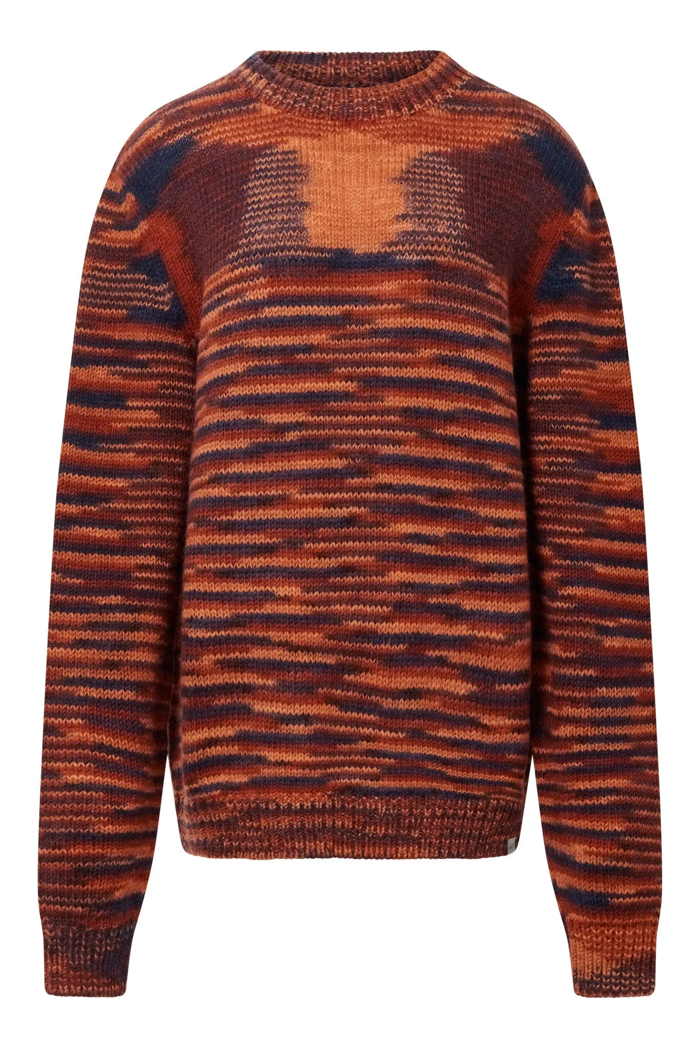 Temura Handknit Wool Jumper Terracotta