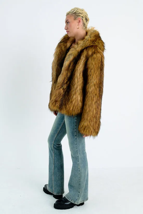 THE JULIA FAUX FUR COAT