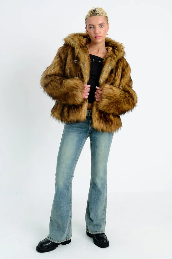 THE JULIA FAUX FUR COAT