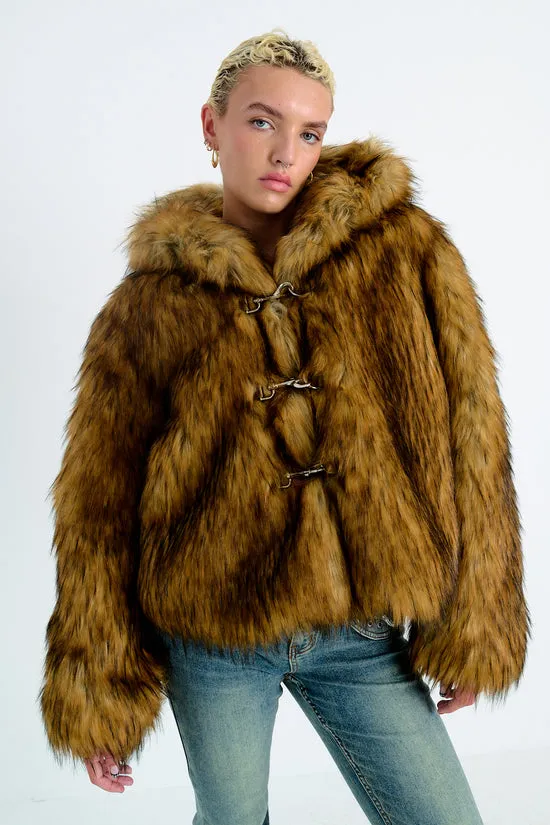 THE JULIA FAUX FUR COAT