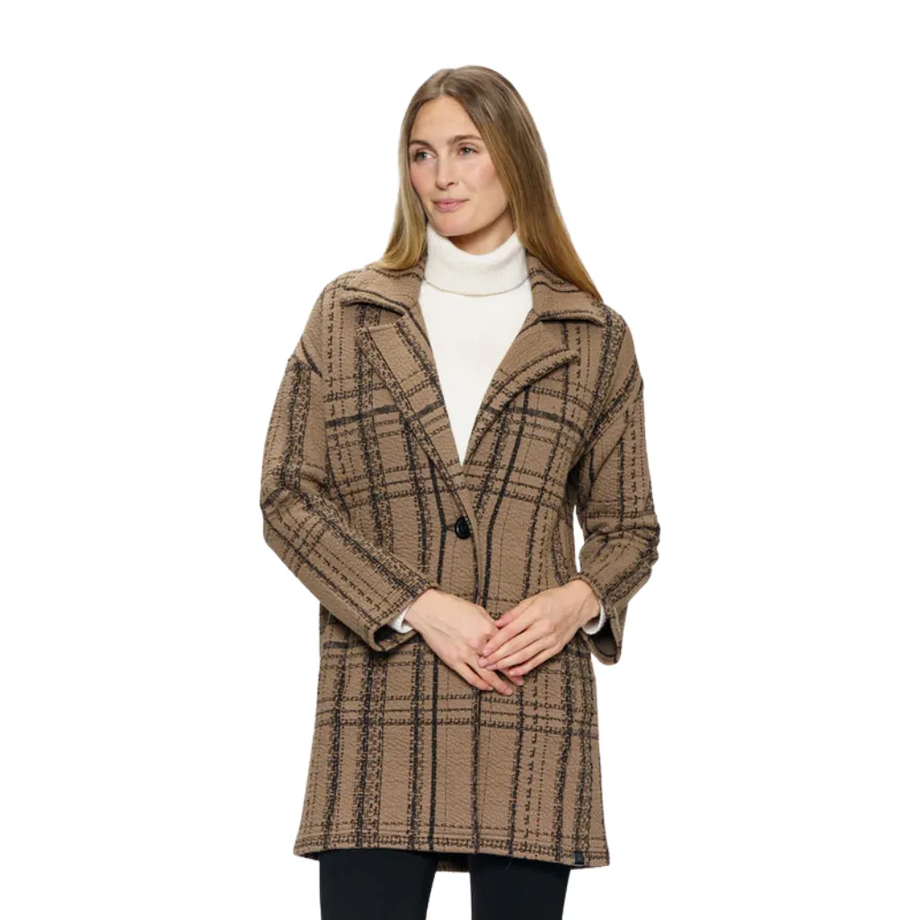 Tonia DeBellis Women's Marissa Coat - TDB Windowpane