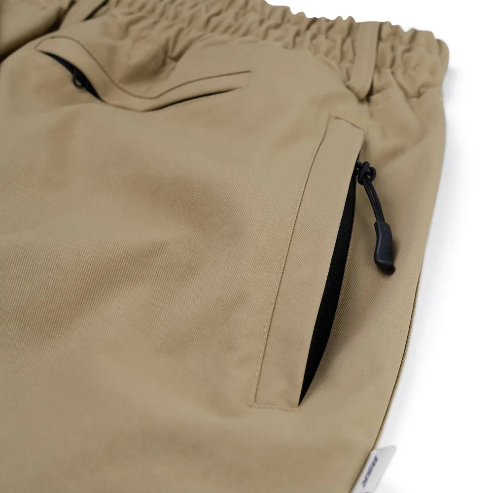 VARIETY PATCH SUPER WIDE VENTILATION PANTS BEIGE