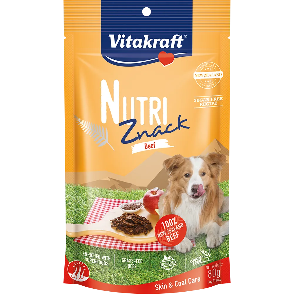 Vitakraft Dog Nutri Znack Beef Skin & Coat Care 80g