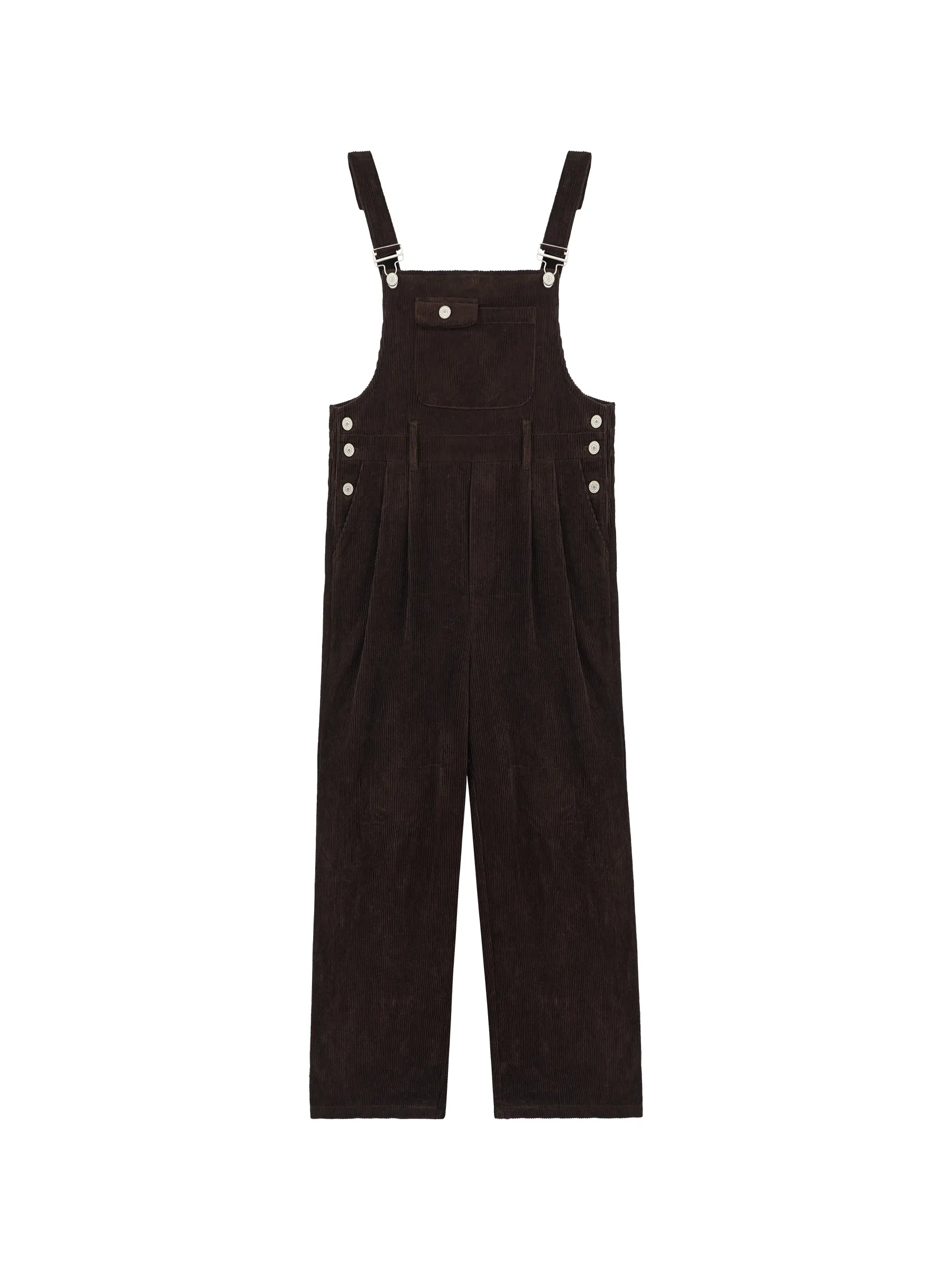 Winter Women Jumpsuit Causel Long Overalls Corduroy Wide leg Trouser