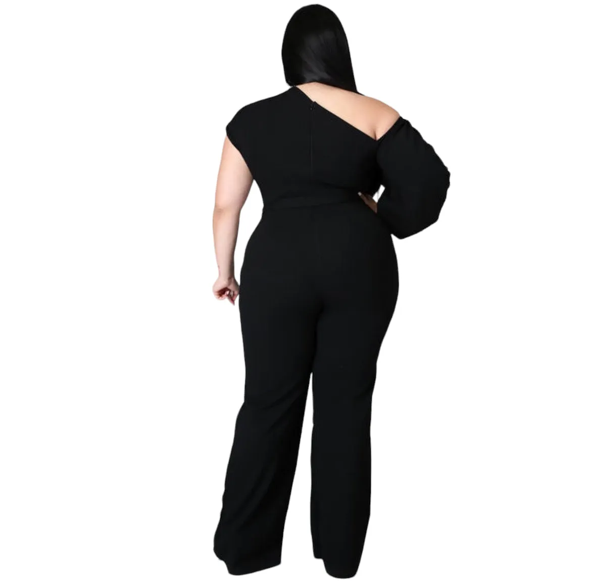 Women’s 3XL Black One Sleeve Jumper