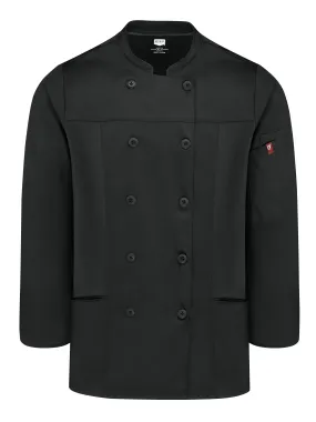 Women's Deluxe Airflow Chef Coat 053W - Black