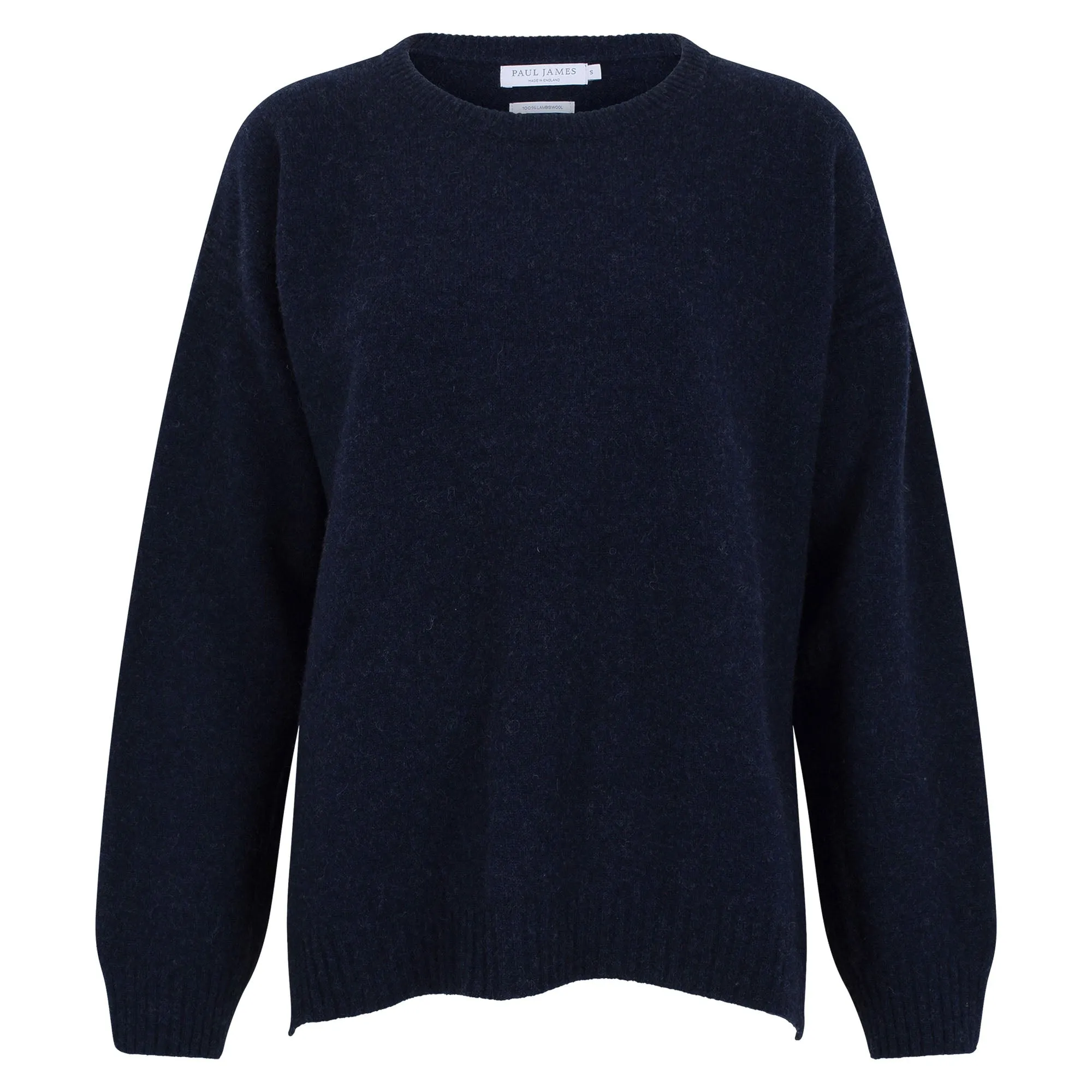 Womens Lambswool Drop Shoulder Jumper