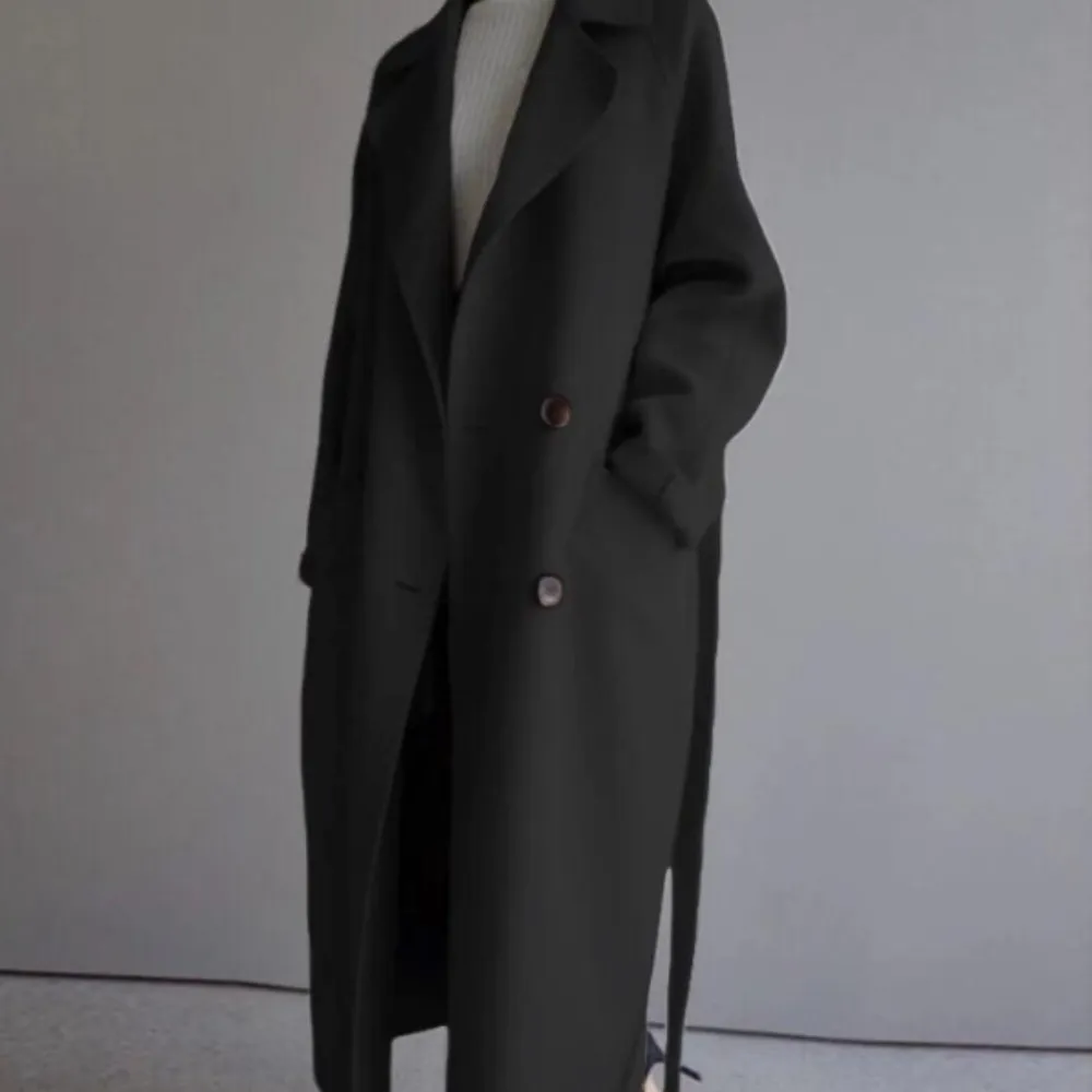 Womens Long Coat With Belt