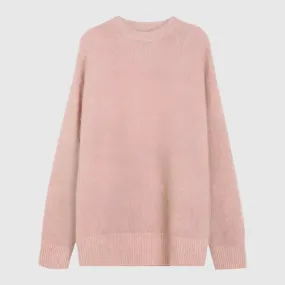 Women's Soft Round Neck Knitted Jumper