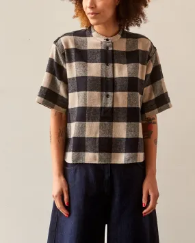 You Must Create Manon Shirt, Navy Check